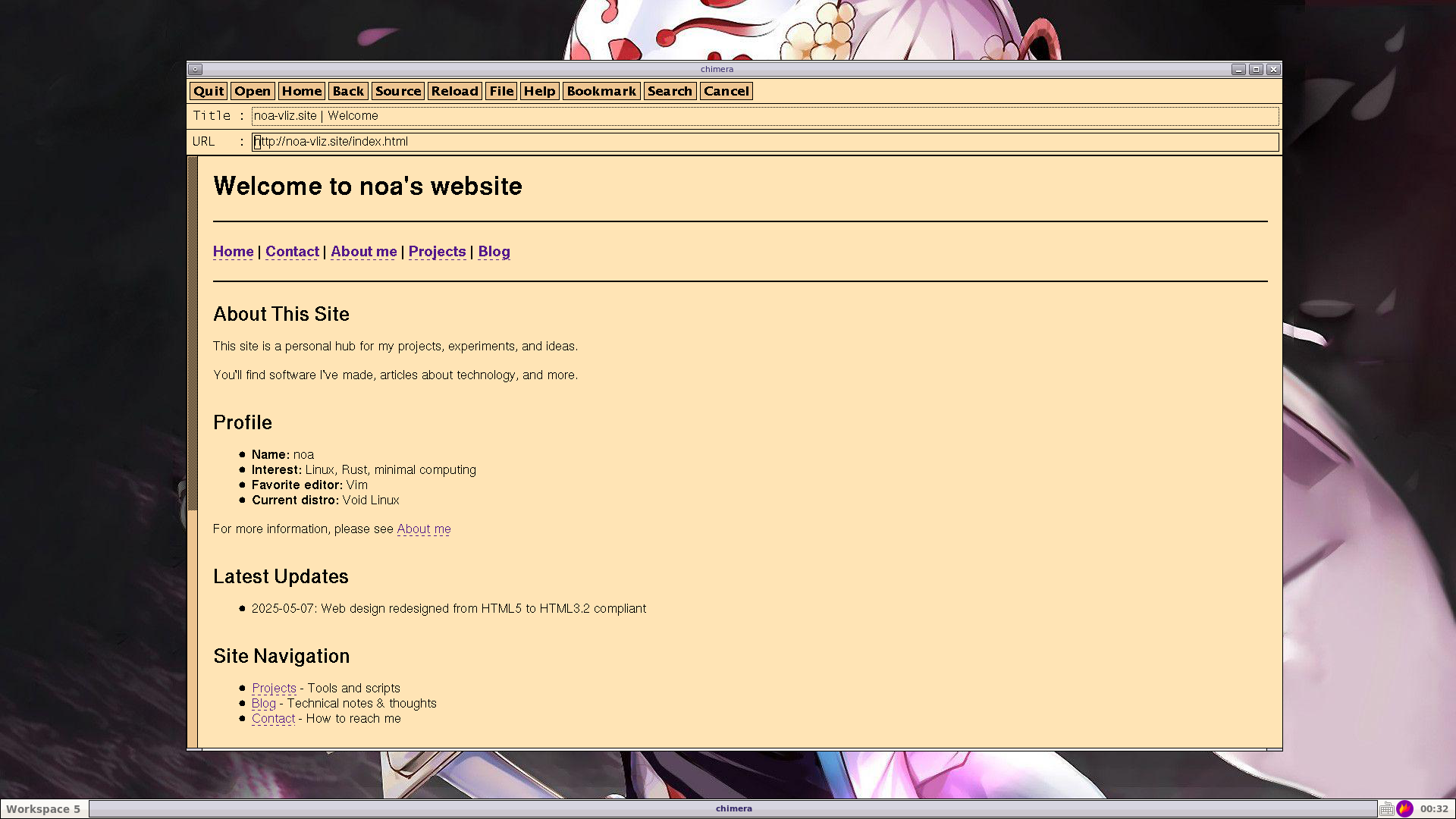 Chimera works on this site!